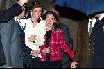 Amsterdam 6 februari 2004
Verjaardag van Koningin Beatrix op paleis op de dam.
Prinses Marilene en Prinses Annette