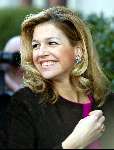 Utrecht 18 februari 2004
Maxima en Prins Willem Alexander bij de munt in Utrecht bij munt slaan voor Amalia
