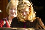 Utrecht 18 februari 2004
Maxima en Prins Willem Alexander bij de munt in Utrecht bij munt slaan voor Amalia