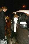 Den  Haag 26 februari 2004
Maxima en Prins Willem Alexander op bezoek bij voorstelling  in schouwburg Den Haag