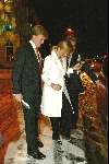 Den  Haag 26 februari 2004
Maxima en Prins Willem Alexander op bezoek bij voorstelling  in schouwburg Den Haag