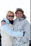 Lech 29 februari 2004
Rene Froger en Natasja Froger op skivakantie in Lech.