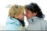 Lech 29 februari 2004
Rene Froger en Natasja Froger op skivakantie in Lech.