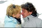 Lech 29 februari 2004
Rene Froger en Natasja Froger op skivakantie in Lech.