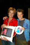 Hilversum 24 februari 2004
Presentatie 10 idols finalisten in studio 22.
Irene Moors en Robin Idols
