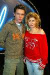 Hilversum 24 februari 2004
Presentatie 10 idols finalisten in studio 22.
Ron Idols en Maud Idols