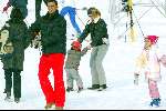 Lech 29 februari 2004
Ruud Gullit op skivakantie in Lech met Estelle en Joelle
