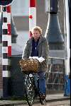 Amsterdam 1 februari 2004
Theo v Gogh op fiets.