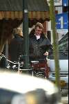 Amsterdam 17 februari 2004
Ursul de Geer op fiets in cornelis Schuytstraat