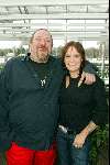 Amsterdam 26 februari 2004
Presentatie Bobo\'s in de bush. Xandra Brood met tatoeage samen met Henk Schiffmacher