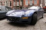 Amsterdam 26 februari 2005
Bram Moszkowicz krijgt bekeuring voor fout parkeren en kleine nummerplaat met zijn  ferrari