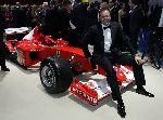 Amsterdam 9 februari 2005
Galavond autorai.
Chris Luken zittend op een f1 ferrari
