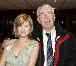 Bussum 16 februari 2005
Uitreiking gouden harpen in Spant  in Bussum.
Inge Schrama met vriend