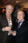 Amsterdam 23 februari 2005
Surpriseparty voor Nelly Fryda in nieuwe de la mar theater.
Joop Braakhekke met vriend Wim