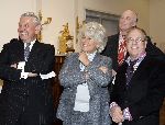 Amsterdam 24 februari 2005
Presentatie boek Thomas Lepeltak bij Sotheby's
Joop Braakhekke Karla Peijs en  Jaap Rost Onnes