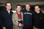 Bussum 16 februari 2005
Uitreiking gouden harpen in t spant in bussum.
Kasper v Kooten met band