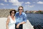Curacao 18 februari 2005
Lee Towers met zijn vrouw Laura