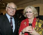 Amsterdam 24 februari 2005
Presentatie boek Thomas Lepeltak bij Sotheby's
Marthe Rohling met Gregor Frenkel Frank