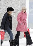 Lech 14 februari 2005
Prinses Laurentien en Maxima winkelen in Lech