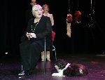 Amsterdam 23 februari 2005
Surpriseparty voor Nelly Frijda in nieuwe de la mar theater.
Nelly Frijda met hondje