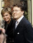 Leiden 8 februari 2005
Prinses Laurentien en Prins Constantijn