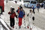 Lech 11 februari 2005
Prins Constantijn en Prinses Laurentien op wintersport.