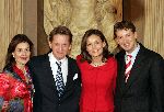Apeldoorn 25 februari 2005
Verloving Prins Floris met Aimee Sohngen en Prins Pieter Christiaan en Anita v Eijk.