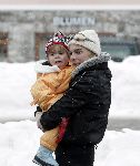 Lech 11 februari 2005
Prinses Laurentien met Eloise op wintersport.