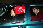 St Georges 28 februari 2003
Prinses Margarita met haar hond op weg naar het politieburo Edwin de Roy van Zuydewijn
uitzicht St Georges