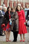 Apeldoorn 25 februari 2005
Aimee Sohngen en Anita v Eijk met Prinses Margriet