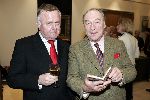 Amsterdam 24 februari 2005
Presentatie boek Thomas Lepeltak bij Sotheby's
Harry mens en Robbie v Erven Dorens