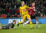 Eindhoven, 4 februari 2006  Seizoen 2005/2006 Kompetitiewedstrijd PSV-Roda JC, eindstand 3-2
Vladan Kujovic, Vincent Lachambre en Ismail Aissati
©Edwin van Zandvoort