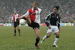 Rotterdam, 5 februari 2006 Seizoen 2005/2006 Kompetitiewedstrijd Feyenoord-AJAX, eindstand 3-2 
Dirk Kuyt