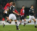 Eindhoven,11 Februari 2006 Kompetitiewedstrijd PSV-Heracles, eindstand 1-0 Seizoen 2005/2006
Jan Vennegoor of Hesselink