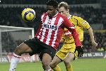 Eindhoven, 4 februari 2006  Seizoen 2005/2006 Kompetitiewedstrijd PSV-Roda JC, eindstand 3-2
Jefferon Farfan
©Edwin van Zandvoort