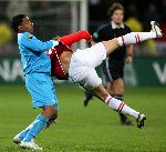 Utrecht, 8 Februari 2006 Kompetitiewedstrijd FC Utrecht-PSV, eindstand 1-2 door 2 doelpunten van Jefferson Farfan
Seizoen 2005/2006 
Jefferson Farfan