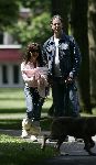 Amsterdam 31 mei 2005
Tatjana met haar vriend Ewald laten hun 2 honden uit in het park.