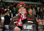 Eindhoven, 23 December 2006 
PSV-supporter Adriaan Aerts uit Goirle tijdens de kompetitiewedstrijd PSV-Willem II, eindstand 4-0