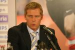 Eindhoven, 25 November 2006
PSV-FC Utrecht, eindstand 5-0 Kompetitie Seizoen 2006/2007
Foeke Booy tijdens de persconferentie