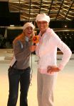 Baarn, 10 Januari 2007 Perspresentaie Dancing On Ice RTL 2007
Kelly v d Veer met Barbara de Loor