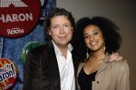 Hilversum 27 december 2006
Wendy van Dijk bij de presentatie van de finalisten  van The X factor. Henkjan Smits met Sharon