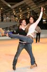 Baarn, 10 Januari 2007 Perspresentaie Dancing On Ice RTL 2007
Stella Gommans met parner