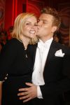 Hilversum 14 december 2006
Dancing with the stars. Bastiaan Ragas met zijn zwangere vrouw Tooske Breugem Ragas