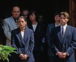 29 Mei 1997
Begrafenis Jack Jersey
Op de foto zijn vrouw met haar 2 kinderen