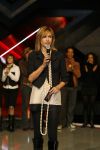 Hilversum 27 december 2006
Wendy van Dijk bij de presentatie van de finaliste van The X factor.