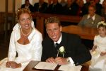 Roosendaal 7 december 2002
Trouwen Michael Boogerd en Nerena Ruinemans