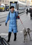 Amsterdam 15 december 2009
Vera Mann aan het wandelen met haar hond.
Peter Smulders bv
