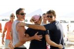 Curacao 24 december 2010
Gerard Joling en Jeroen v d Boom op het strand van Mambo Beach op Curacao.
Peter Smulders bv