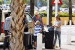 Curacao 2 januari 2010
Irene Moors met  kinderen en man Barry op vliegveld Hato na een vakantie.
Peter Smulders bv