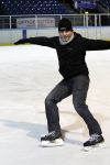 Amsterdam 4 januari 2011
Patty Brard en haar vriend Nicky v Dam schaatsend op de Jaap eden baan.
Peter Smulders bv